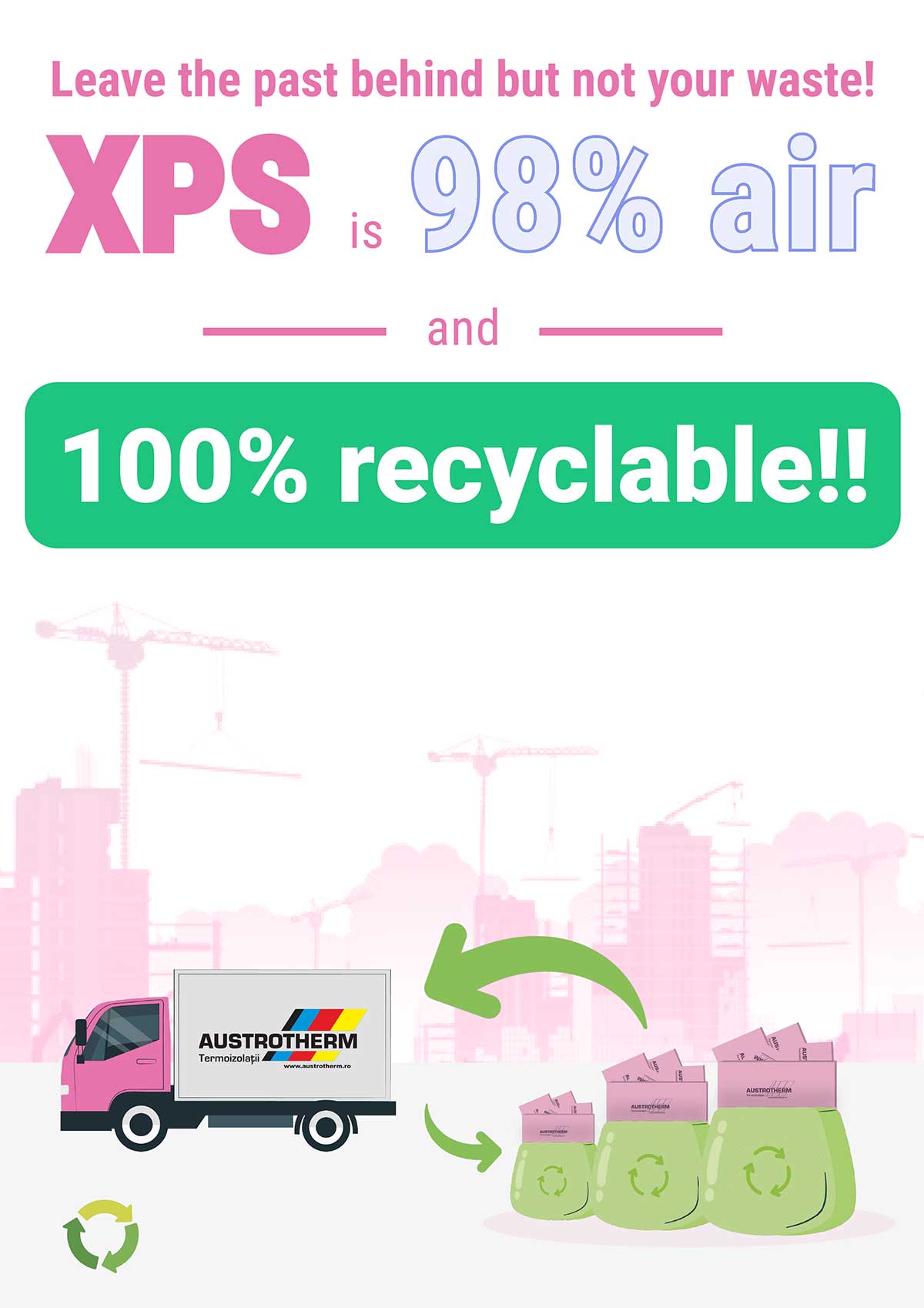 Reciclare polistiren XPS Austrotherm